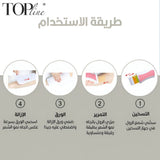 ايطال واكس رول شمع توب لاين إيطالي للبشرة الحساسة بالكريستال 100 مل