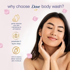 غسول جسم بخلاصة الورد والصبار 1000 جم من دوف