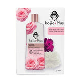 غسول الجسم العطري مع ليفة الورد الناعم 250 مل من كوجي بلس