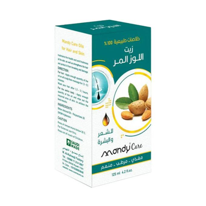 زيت اللوز المر للشعر والبشرة من ماندي كير 125 مل