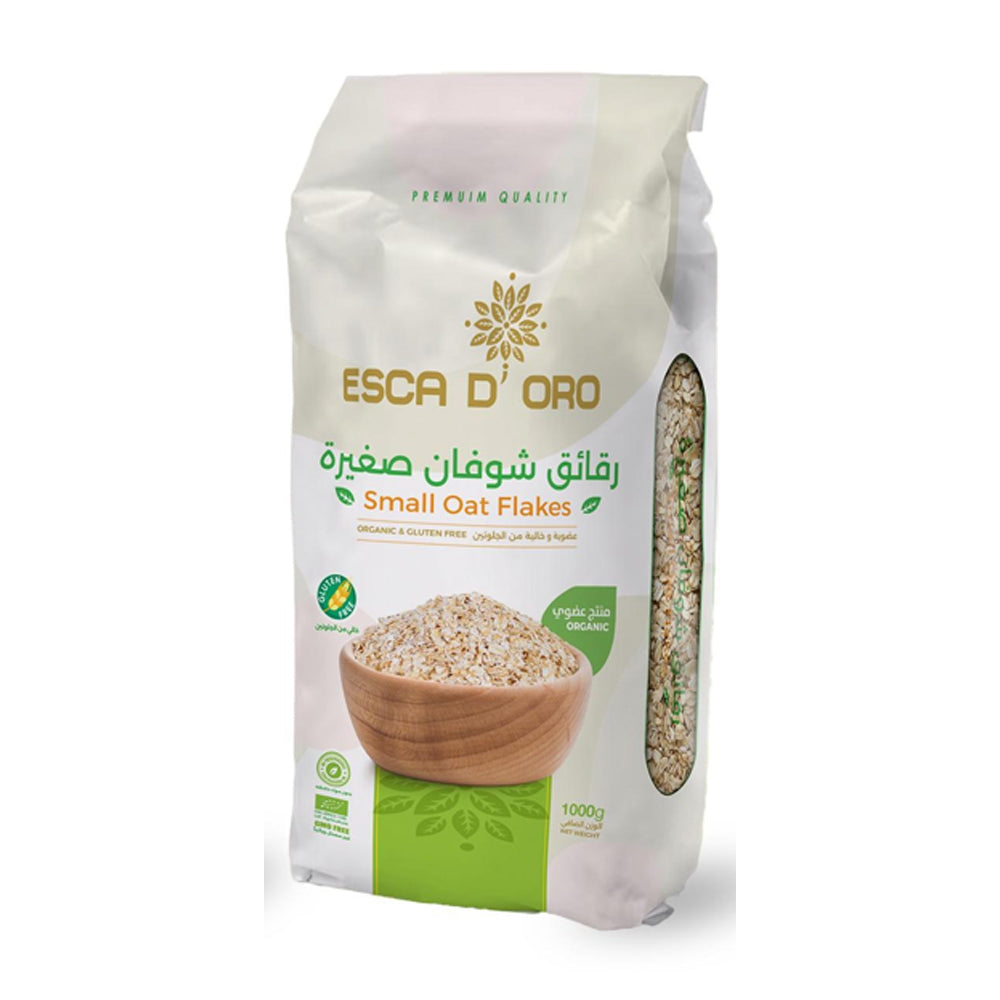 إسكا دورو رقائق الشوفان الصغيرة العضوية 1000 جم