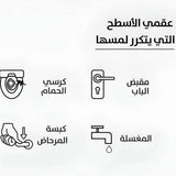 بي سيف منظف المرحاض فوري لكرسي الحمام برائحة الورود 75 مل
