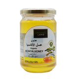 عسل الأكاسيا عضوي اورجنيك لاند 375 جم