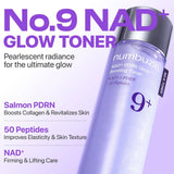 نومبوزين تونر رقم 9 لتعزيز الإشراقة والنضارة NAD+ PDRN 150 مل