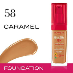 برجوا فاونديشن كريم أساس هيلثي مكس 58 Caramel