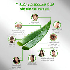 بي بايو جل الصبار 99% المهدئ والمرطب للشعر والجسم 300 مل