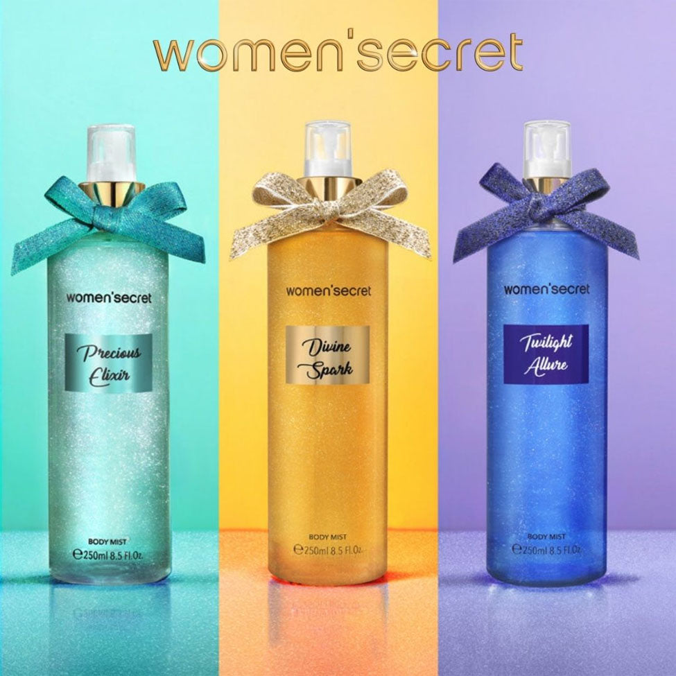 ومن سيكرت معطر جسم بريشيوس الاكسير 250 مل