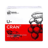 Cranberry Drink Concentrate with Hibiscus Juice 10 x 10ml Bottles By U-Cran