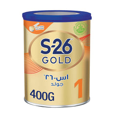 إس 26 حليب اطفال جولد رقم 1 وزن 400 جم