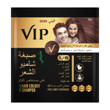 VIP شامبو صبغة شعر بني 20 مل