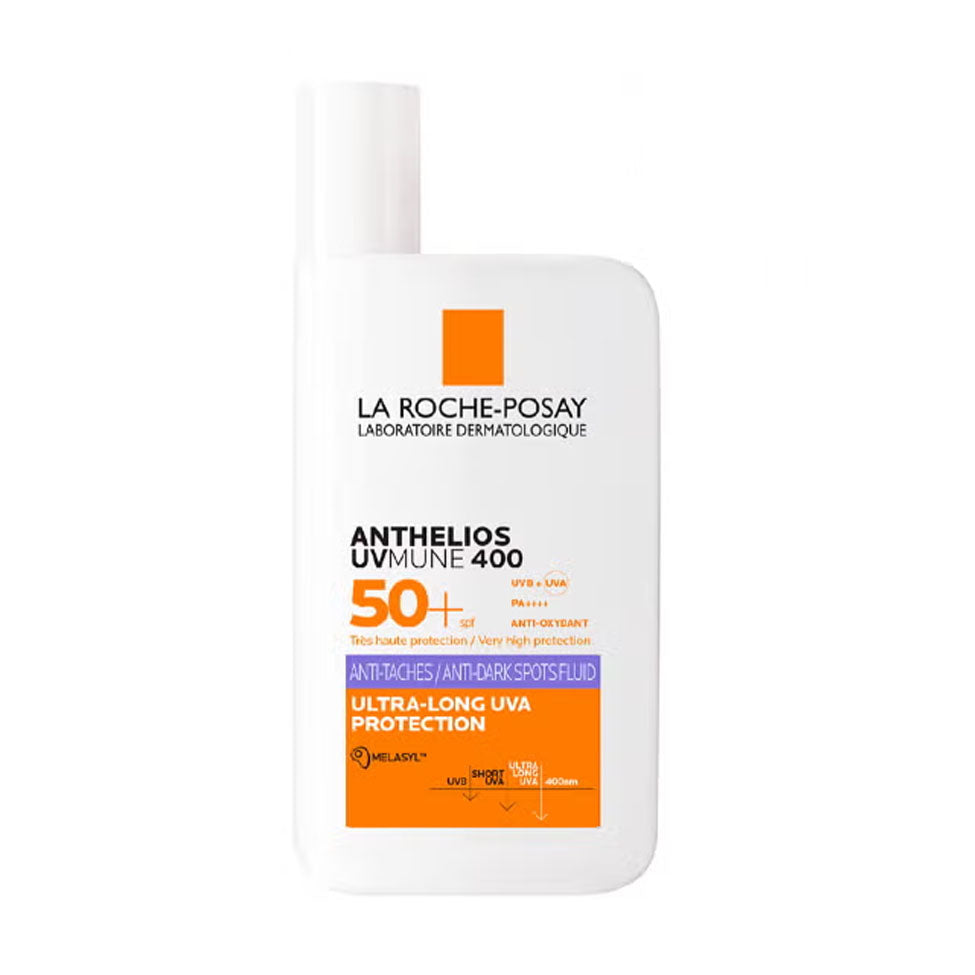 واقي شمس أنثيليوس يو في ميون 400 مضاد للبقع بعامل حماية +SPF 50 حجم 50 مل من لاروش بوزيه