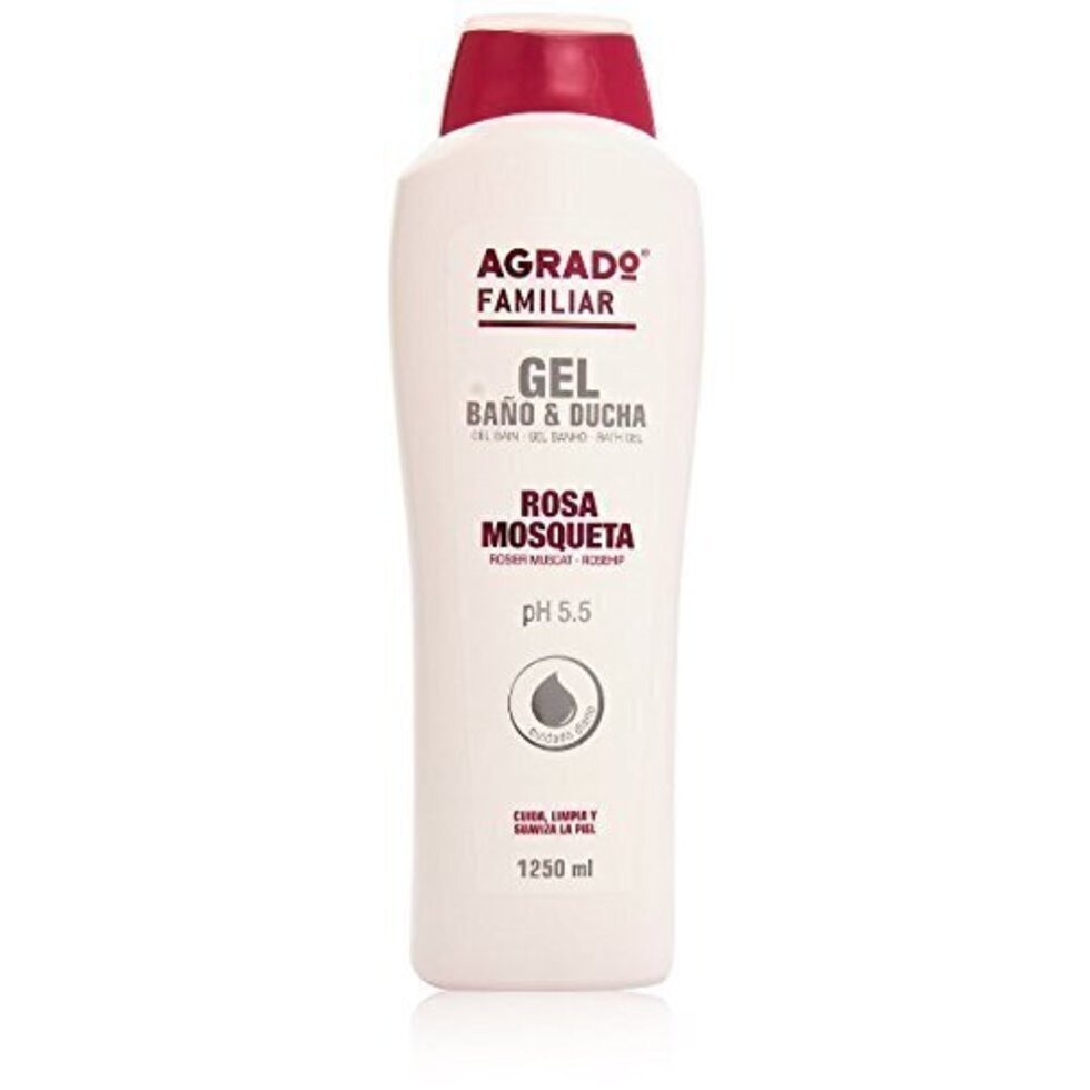 أغرادو جل استحمام الورد البري 1250 مل