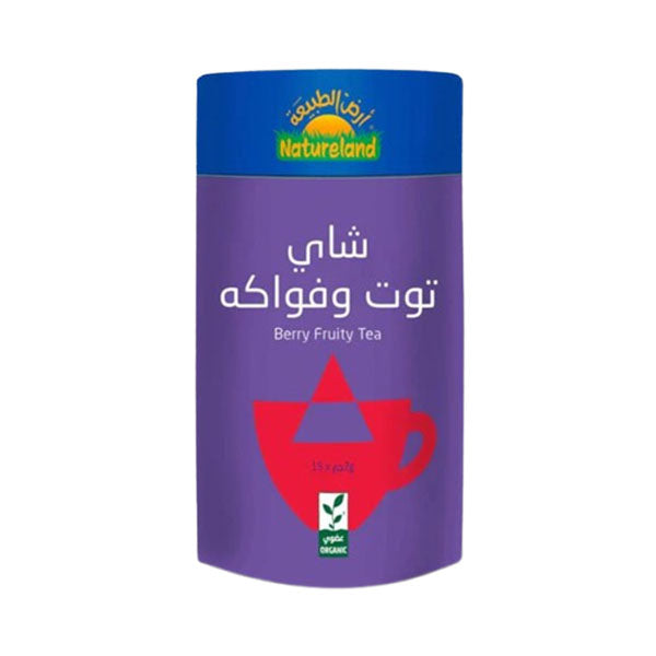 أرض الطبيعة شاي بالتوت والفواكه 30 جم