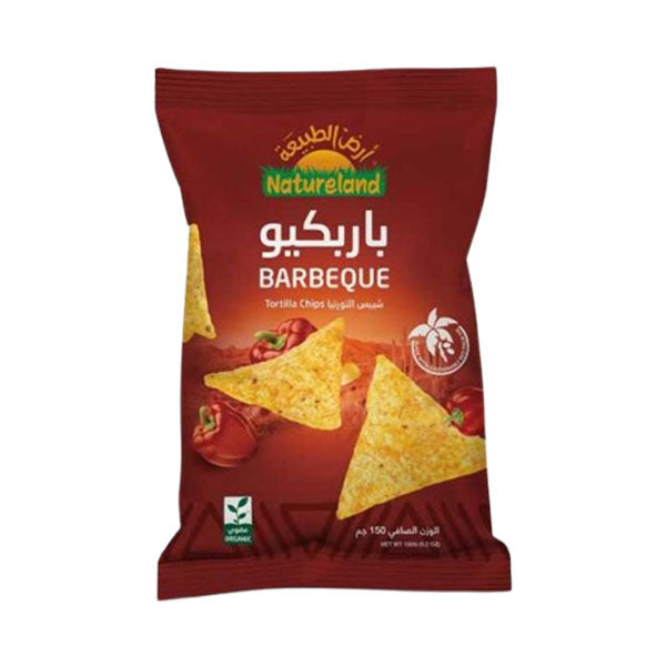 أرض الطبيعة شيبس التورتيا باربكيو 150 جم