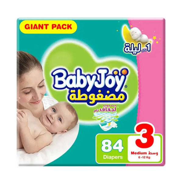 بيبي جوي مقاس (3) عبوة التوفير الضخم 84 حفاضة