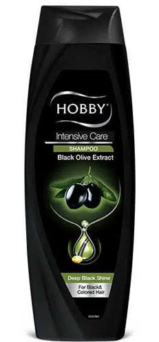 هوبي شامبو عناية البروتين لمعان أسود عميق مستخلص الزيتون الأسود 600 مل