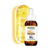 سيروم البقع الداكنة جارنييه للوجه اشراقه سريعة فيتامين سي 10% حجم 30 مل