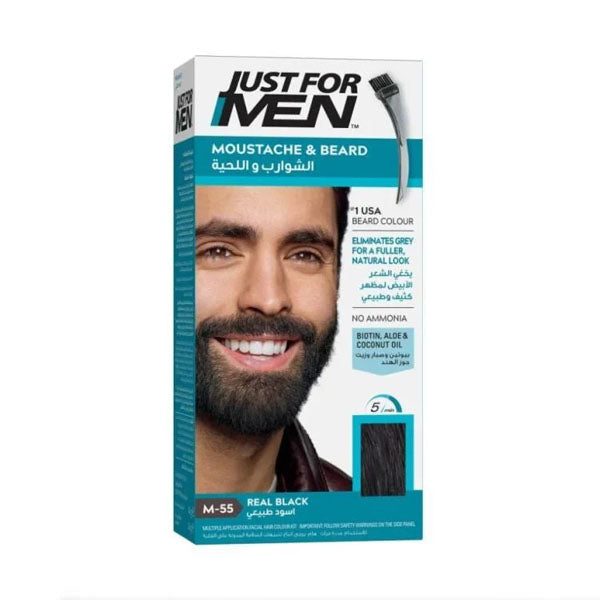 جست فور مين صبغة شارب و لحية 28 جم اسود طبيعي
