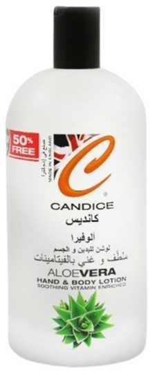 كانديس لوشن للجسم واليدين بالألوفيرا 750 مل