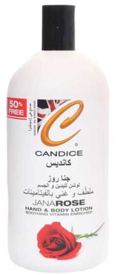 كانديس لوشن للجسم واليدين برائحة الجنا روز 750 مل