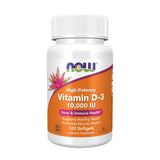 ناو فودز‏ فيتامين د-3 10,000 وحدة دولية 120 كبسولة هلامية