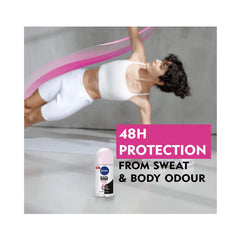 نيفيا رول مزيل العرق إنفزيبل بلاك آند وايت 50 مل