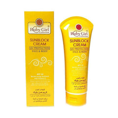 كريم روبي جيرل واقي شمس SPF 50 بفيتامين E للوجه والجسم 170 مل