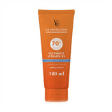 واي سي كريم واقي شمس SPF 70+ حماية للبشرة الحساسة 100 مل