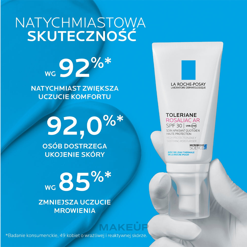 كريم مهدئ توليريان روزالياك AR مع SPF30 حجم 50 مل من لاروش بوزيه