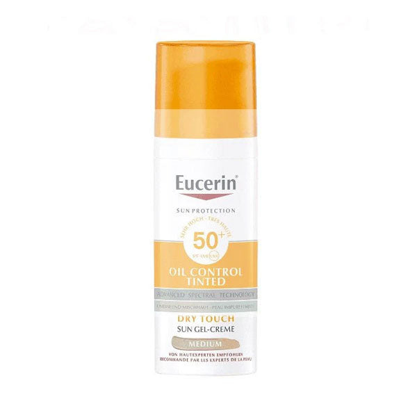 يوسرين جل كريم واقي شمس للبشرة الدهنية SPF 50 لون متوسط 50 مل
